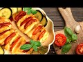 Сочная куриная грудка Капрезе, запечённая в духовке с сыром и помидорами - просто пальчики оближешь