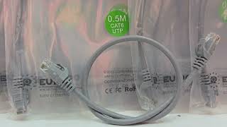 CAB-CAT6UTP-0.5M  --  COMMANDO CopperX Cat6 UTP 24AWG, Patch Cable, 0.5M
