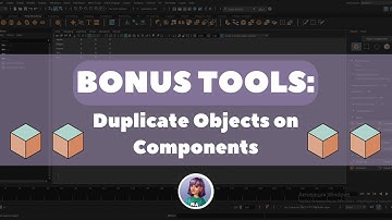Mastering Maya: Duplicate Objects on Components Bonus Tool