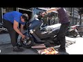 unboxing YAMAHA NMAX 155cc blue wave color