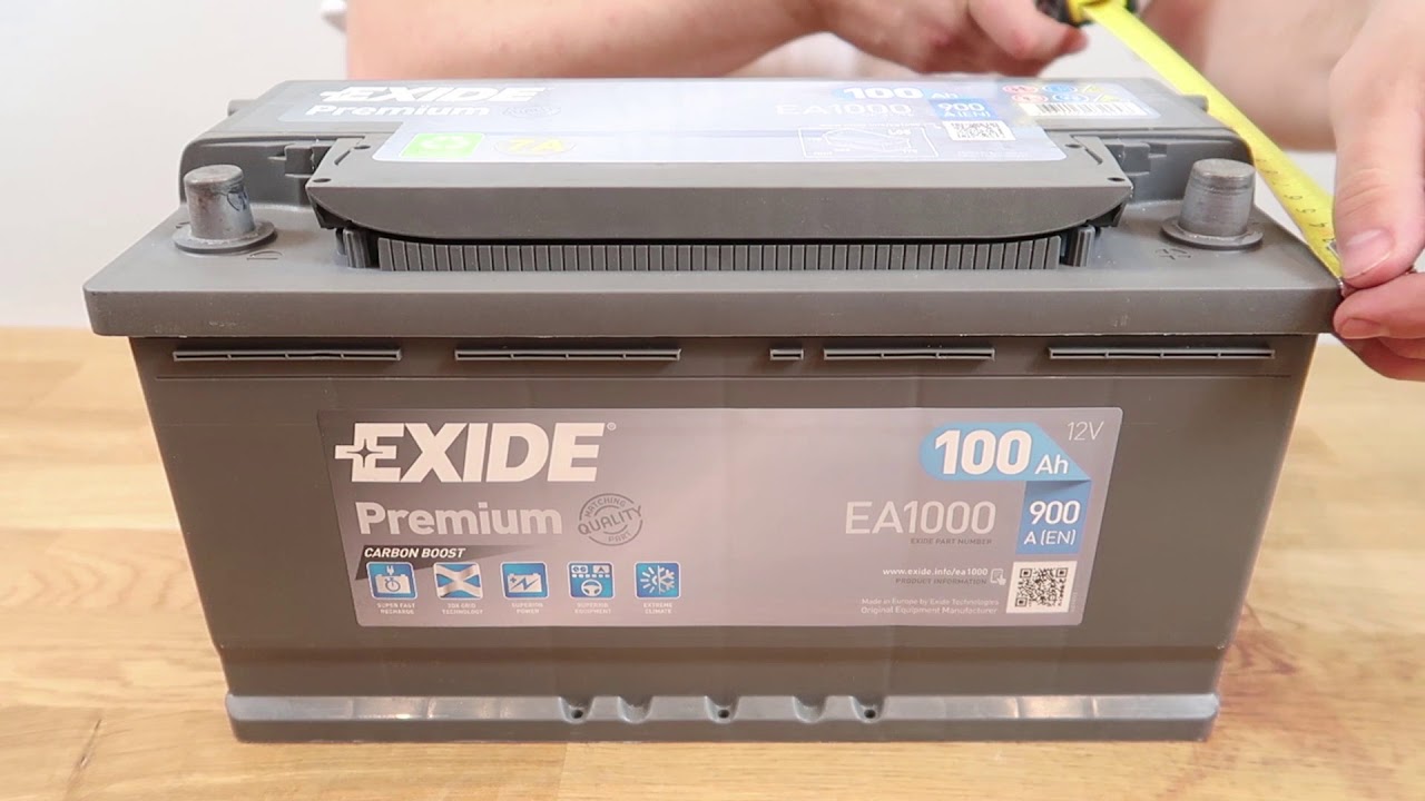 Автомобильный аккумулятор EXIDE Premium EA1000: обзор аккумулятора