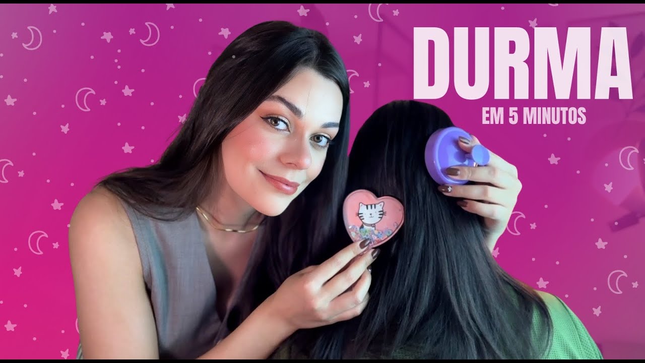 ASMR APLICADO: Massagem No Couro Cabeludo 💆🏻‍♀️😴