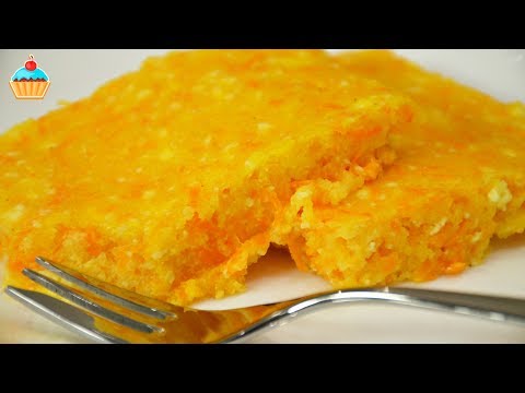 Видео рецепт Запеканка творожно-морковная