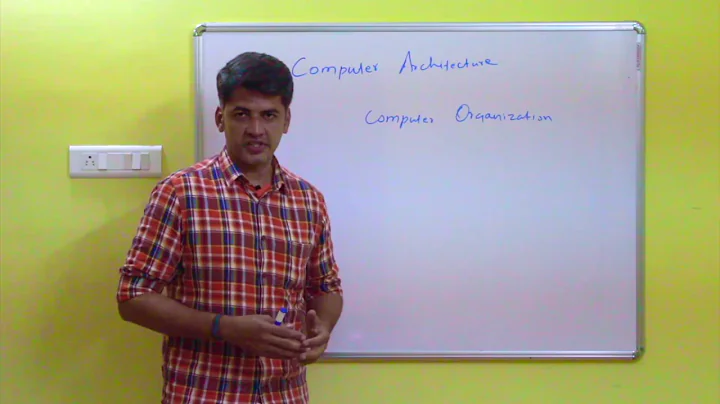 Lecture #1 (Computer Architecture)