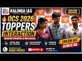 🔥 OCS 2026 Toppers Interaction | Success Strategy & Motivation | Kalinga IAS