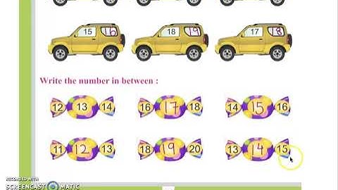 Class 1 PSEB Ganit di Dunia-1 (Maths book)- Play with Numbers Chapter 2 (Part 2)