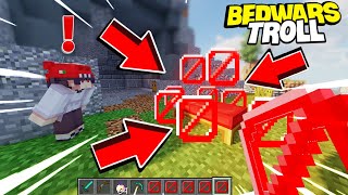 ADMIN HACK BEDWARS TROLL NOOB BẰNG BLOCK TÀN HÌNH VÀ BẪY TÀN HÌNH ? | MINECRAFT TROLL