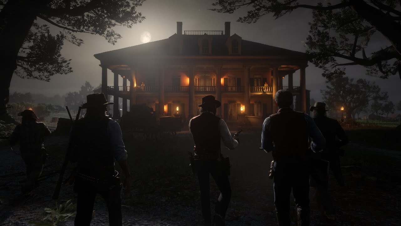 Red Dead Redemption 2 The Braithwaite Manor Battle YouTube