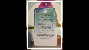 Chakra Affirmation Cards