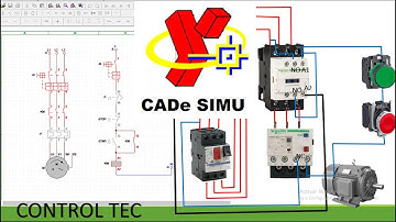 Cade Simu Arranque Directo de Motor - Diagrama y explicación || CONTROL TEC