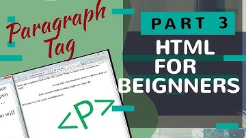 PARAGRAPH TAG | P Tag | HTML FOR BEGINNERS PART : 3 #PTag # HTML # BEGINNERS #PARAGRAPH #TAG