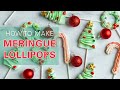 How To Make Easy Christmas Meringue Lollipops | Watch Me Bake | CECILIA VUONG