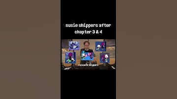 Susie shippers after deltarune chapter 3, 4