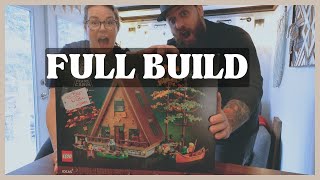 Building LEGO A Frame Cabin  Vlogmas 2023