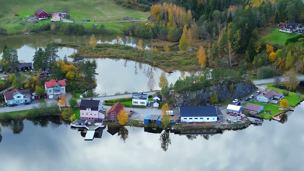 Autumn Colors in Ulefoss, Telemark | Breathtaking Fall Scenery in Norway 🍁🇳🇴 part-2