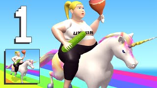 Fat 2 Fit! Unicorn Challenge - CRAZY GAME screenshot 2