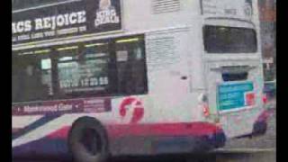 Leeds buses in action including new Wright Eclipse Urban 69315