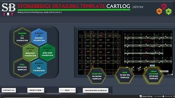 StoneBridge Template version 2024 for Structural detailing after protastructure