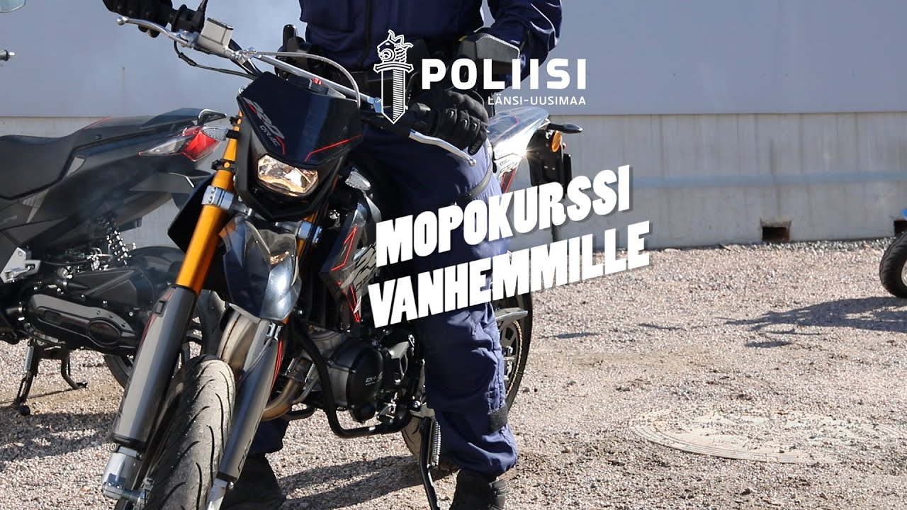 Mopokurssi vanhemmille: poliisi esittelee perusasiat, jotka moposta tulee tarkastaa
