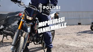 Mopokurssi vanhemmille: poliisi esittelee perusasiat, jotka moposta tulee tarkastaa