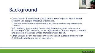 Trash and Recycling Community Meeting