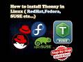 How to install Thonny in Linux