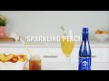 How to drink sake  sparkling peach bellini