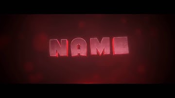 FREE RED Intro Template Blender Only