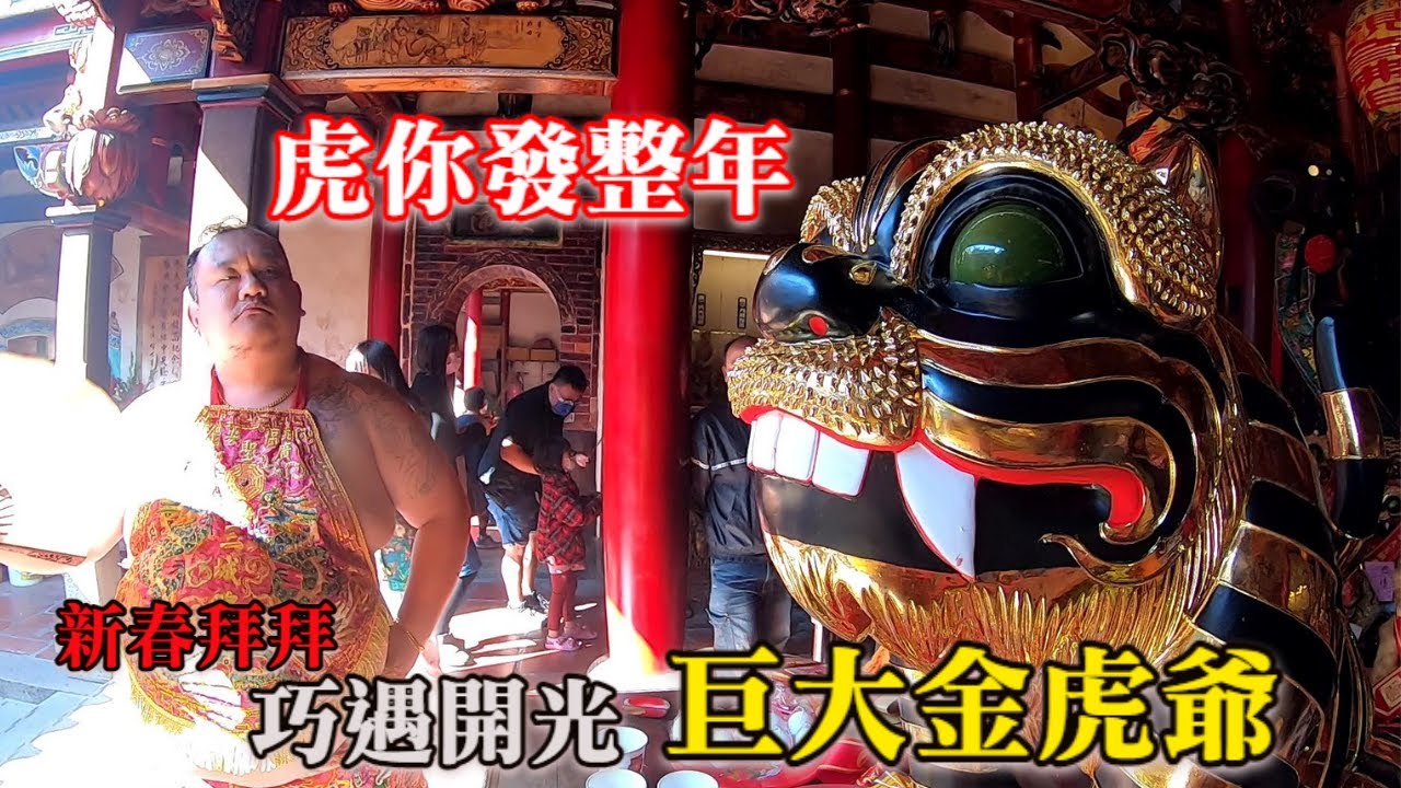 【開光系列】新春第一拜✨巧遇開光場😍巨大金虎爺將軍降臨🎉虎你虎年發整年🎉｜不當護理師要幹嘛?!