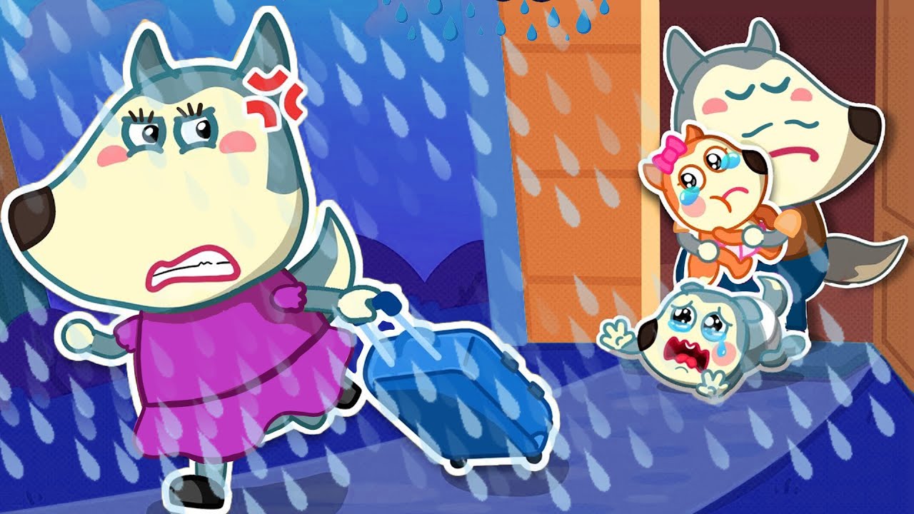 الأم تغادر المنزل... ماذا سيحدث للعائلة؟!Wolfoo in Arabic | Nova Nest