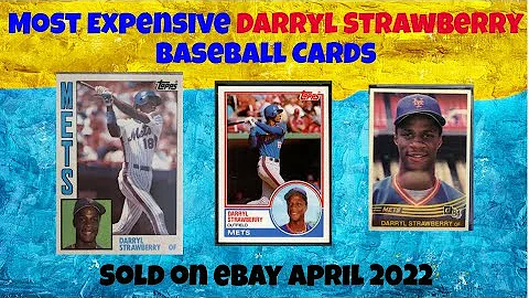 Most Expensive Darryl Strawberry Baseball Cards eB...