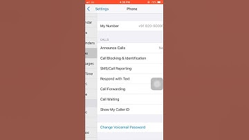Iphone Incoming call name settings