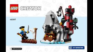 LEGO 40597 Scary Pirate Island – Building Instructions | Creator (2023)