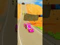 Flatbed Longer Bus vs Butcher Knife Hammer Crush 3D Model Test Crash Challenge BeamNG Drive