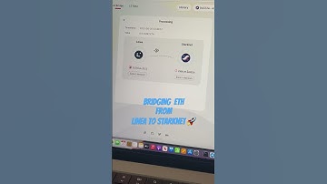 Bridging  ETH FromLINEA to Starknet 🚀