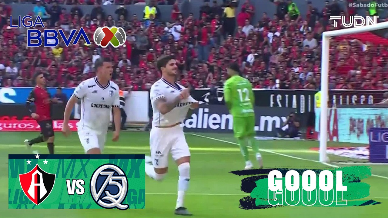 ¡Gol de Gallos! Homenchenko de penal | Atlas vs Querétaro | Liga MX - Jornada 6 Apertura 2026 | TUDN