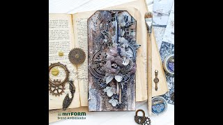 Mixed media Tag for Mitform castings CT