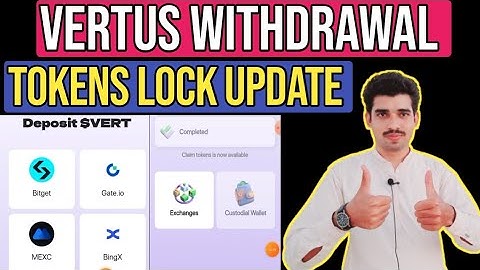Vertus airdrop withdrawal Start in bitget gate io mexc and bingx exchange | vertus token lock