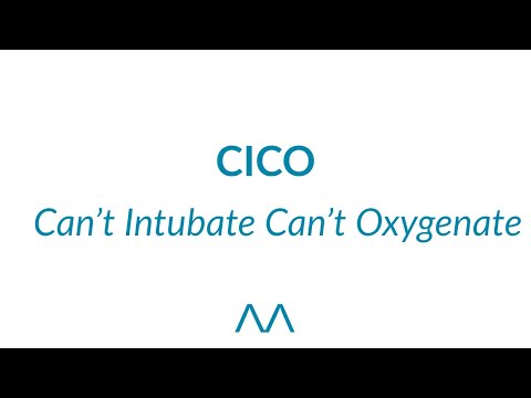 CICO (Can't Intubate Can't Oxygenate) simulation