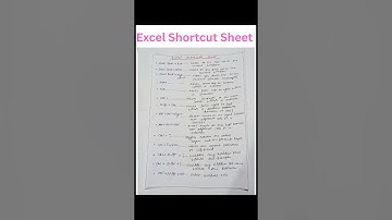 Excel Shortcuts Keywords|| scroll lock || Ms Excel shortcut keys | computer Shortcuts keys