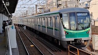 東京メトロ千代田線16000系16123F各駅停車代々木上原行き綾瀬駅到着(2023/4/28)