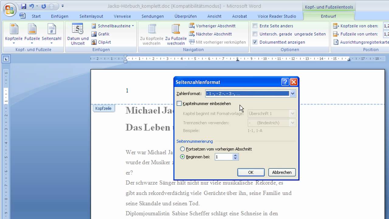 Word Deckblatt Erstellen Ohne Seitenzahl