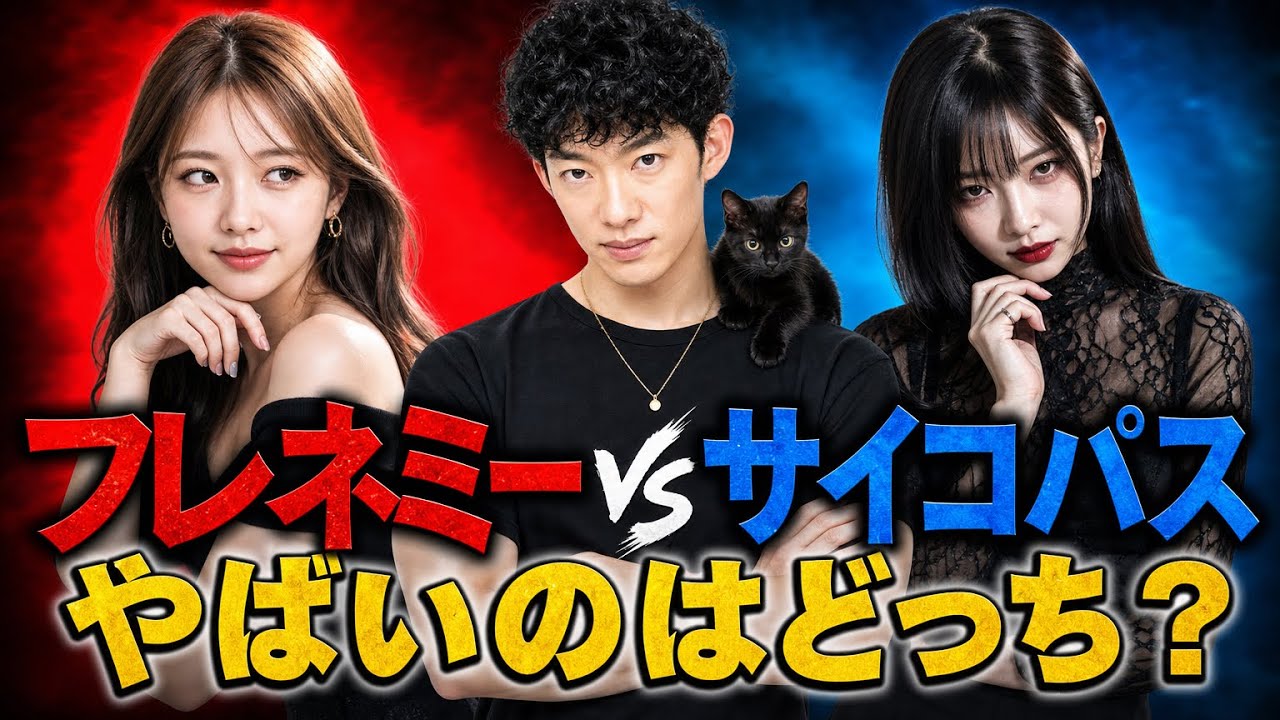 【フレネミーvsサイコパス】やばいのはどっち?
