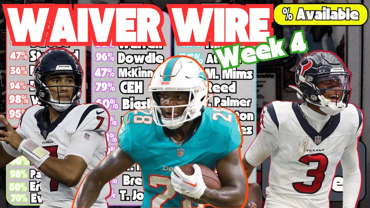 Week 4 Waiver Wire | Fantasy Football Stream #65 - YouTube