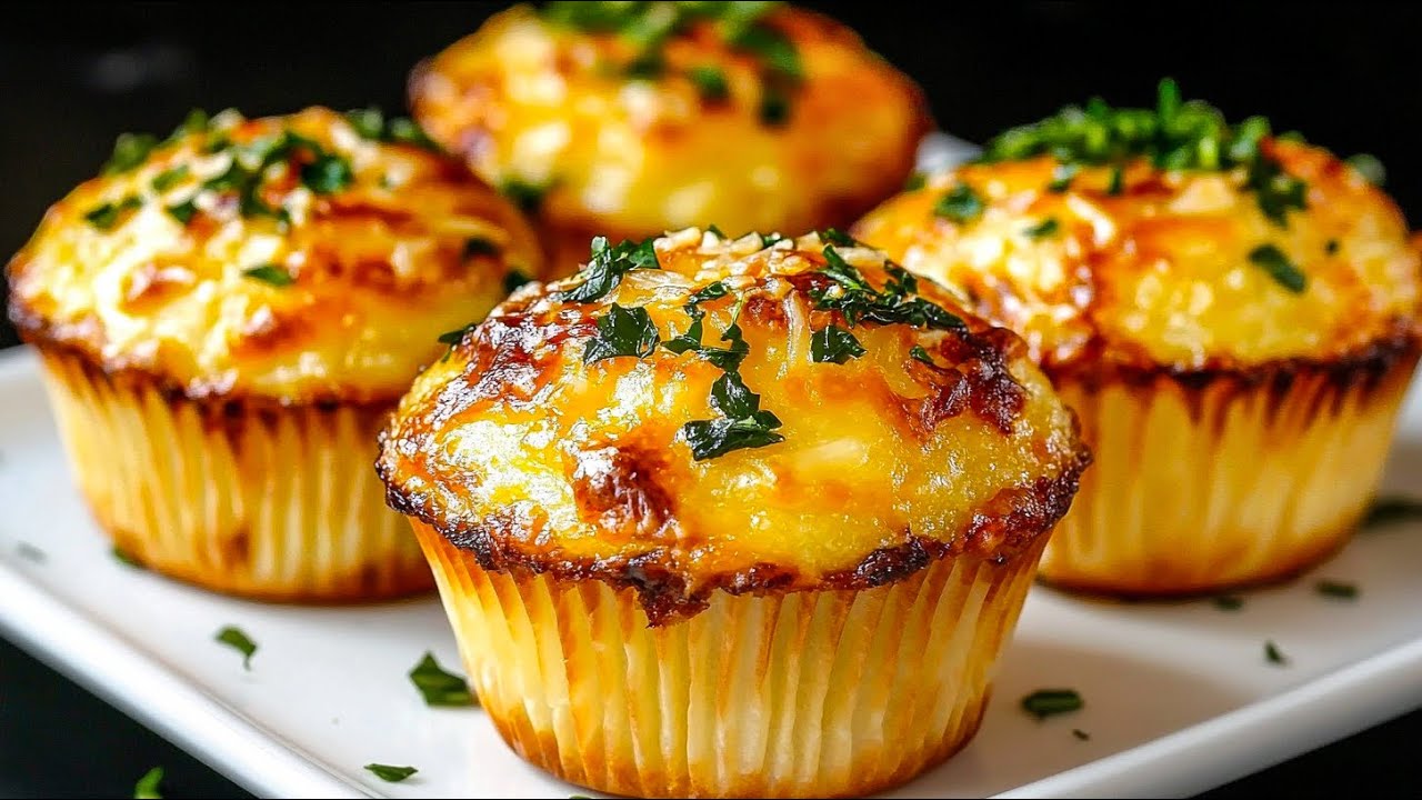 Kartoffeln mit Eiern schmecken besser als Fleisch! Diese Kartoffelmuffins werden jeden beeindrucken!