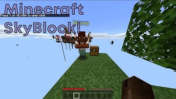 Minecraft Skyblock! - Part 1 - Cobblestone Generator