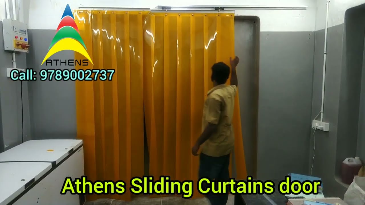 ATHENS Sliding PVC Strip Door Sample, Chennai PVC Strip curtains Chennai, Kundrathur, Sivanthangal