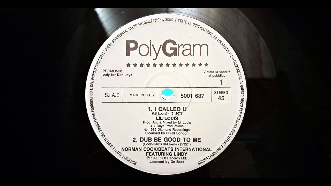 Lil Louis – I Called U (1989) [Vin. 12'', ITA 1990] - YouTube