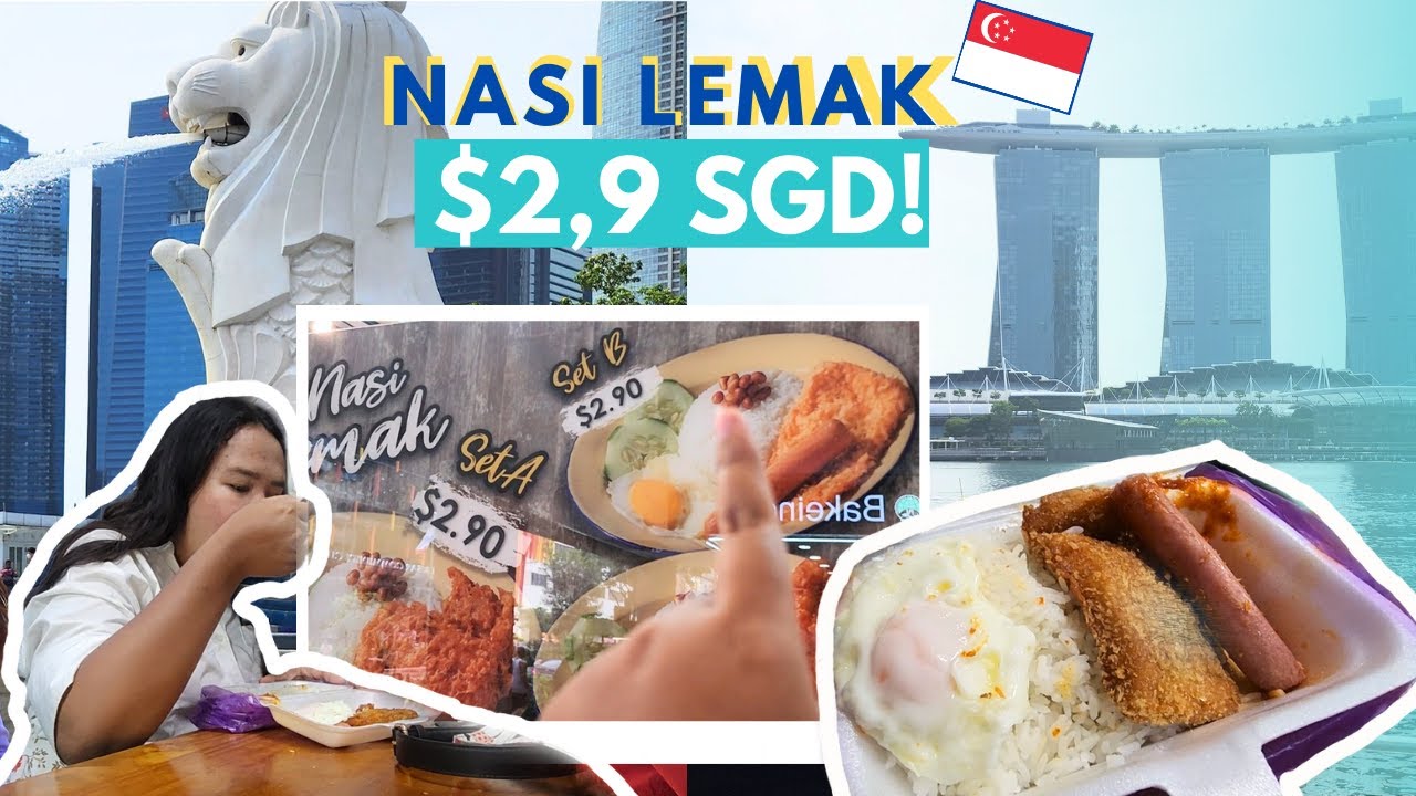 2,9 SGD! REKOMENDASI Kuliner Makanan Halal dan Murah di Singapore! BEST CHEAP Meal in