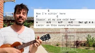 Video thumbnail of "Sunny Afternoon Play-Along - The Kinks ukulele"